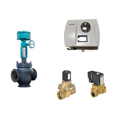 Katup Kontrol Pneumatik Cina Dengan Neles Asli ND7000 Positioner Valve Dan Katup Solenoid Burkert