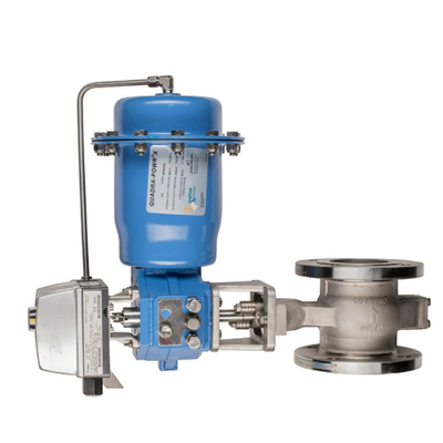 Katup kontrol Cina dengan Neles Valve Positioner ND9000 ND7000 dan aktuator pneumatik