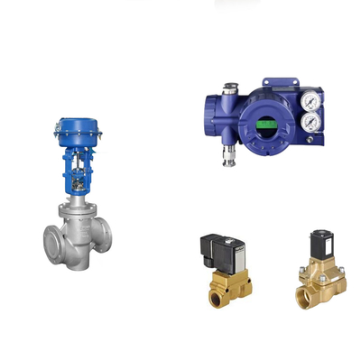 Katup Kontrol Pneumatik Cina Dengan Positioner Klep Foxboro Original SRD960 dan Katup Solenoid Burkert