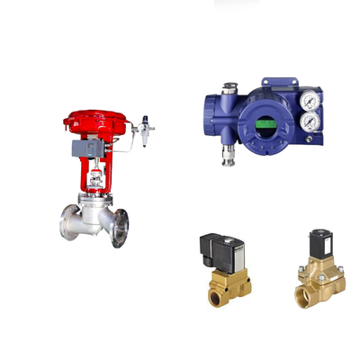 Katup Kontrol Pneumatik Cina Dengan Positioner Klep Foxboro Original SRD960 dan Katup Solenoid Burkert