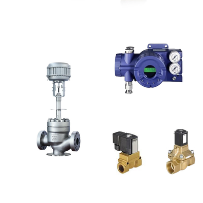 Katup Kontrol Pneumatik Cina Dengan Positioner Klep Foxboro Original SRD960 dan Katup Solenoid Burkert