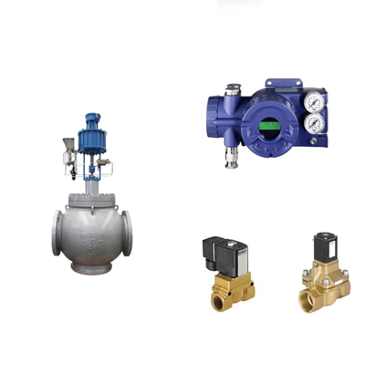 Katup Kontrol Pneumatik Cina Dengan Positioner Klep Foxboro Original SRD960 dan Katup Solenoid Burkert