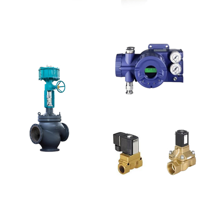 Katup Kontrol Pneumatik Cina Dengan Positioner Klep Foxboro Original SRD960 dan Katup Solenoid Burkert