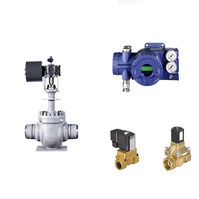 Katup Kontrol Pneumatik Cina Dengan Positioner Klep Foxboro Original SRD960 dan Katup Solenoid Burkert
