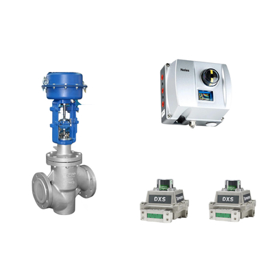 Cina Pneumatic Control Valve dengan Neles ND9000 Intelligent Valve Positioner Dengan EMERSON batas switch