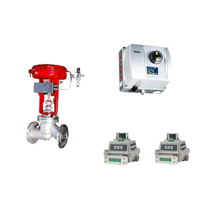 Cina Pneumatic Control Valve dengan Neles ND9000 Intelligent Valve Positioner Dengan EMERSON batas switch
