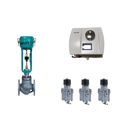Katup Kontrol Pneumatik Cina Dengan Neles Asli ND7000 Positioner Valve Dan Emerson Limit Switch