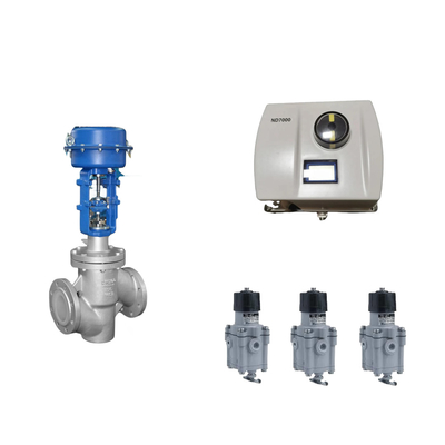 Katup Kontrol Pneumatik Cina Dengan Neles Asli ND7000 Positioner Valve Dan Emerson Limit Switch