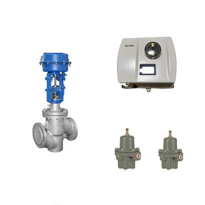 Katup Kontrol Pneumatik Cina Dengan Neles Asli ND7000 Positioner Valve dan Fisher 67CFR Filter Regulator