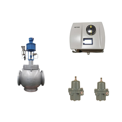 Katup Kontrol Pneumatik Cina Dengan Neles Asli ND7000 Positioner Valve dan Fisher 67CFR Filter Regulator