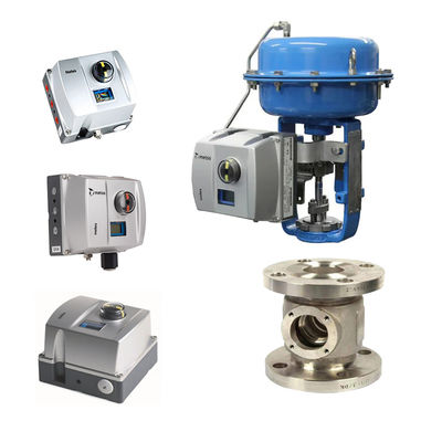 Katup kontrol Cina dengan Neles Mesto Valve Positioner ND9000 seri ND9106HX8T, ND9103HX8T, dan aktuator pneumatik