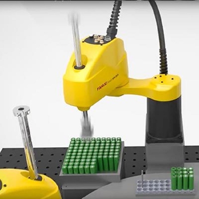 Mini Scara Robot SR-3iA Of 4 Axis Industrial Manipulator untuk perakitan dan penanganan material