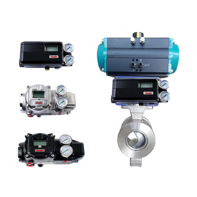 Katup Kontrol Listrik Dengan Tissin Smart Valve Positioner TS700 Series Pneumatic Positioners Dan Asco Solenoid Valve