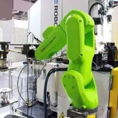 6 Axis Robotic Arm Fanuc CR-15iA Dengan CNGBS Robot Gripper Untuk Cnc Handling Sebagai Robot Kolaboratif