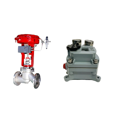 Cina Pneumatic Control Valve Dengan Masoneilan SVI2-21123121 Valve Positioner Dan ASCO Solenoid Valve
