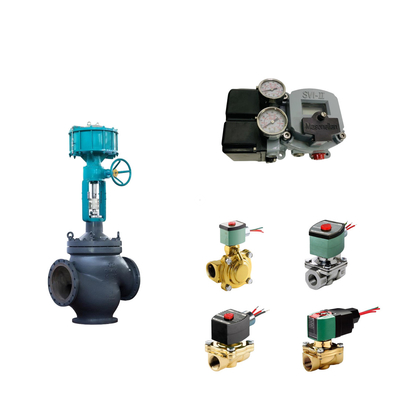 Katup Kontrol Pneumatik Cina Dengan Masoneilan SVI2-21113111 Valve Positioner Dan ASCO Solenoid Valve