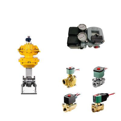 Katup Kontrol Pneumatik Cina Dengan Masoneilan SVI2-21113111 Valve Positioner Dan ASCO Solenoid Valve