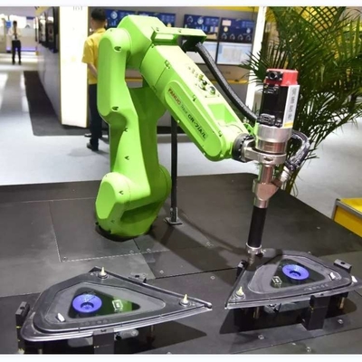 Fanuc Robotic Arm 6 Axis CRX-20iA/L Dengan CNGBS Robot Guide Rail Untuk Mengatasi Robot Cobot