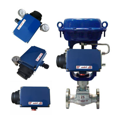 Katup Kontrol Dengan Pneumatic Actuator Dan Azbil AVP100 AVP102 Pneumatic Smart Valve Positioner