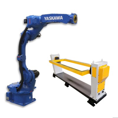 MOTOMAN GP12 Yaskawa Robot Pengelasan Lengan Dengan CNGBS Positioner Untuk OEM Peralatan Pengelasan