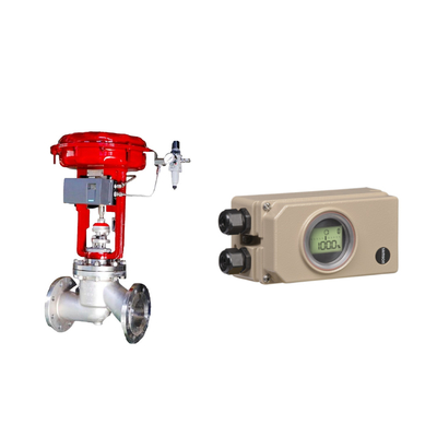 Katup Kontrol Pneumatik Dengan Samson 3730-3 Positioner Dan Fisher 377 Tekanan Sensing Trip Valves Dan Limit Swith