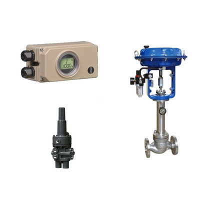 Katup Kontrol Pneumatik Cina Dengan Samsung 3730-3 Valve Positioner Dan Fisher 377 Tekanan Sensing Trip Valves