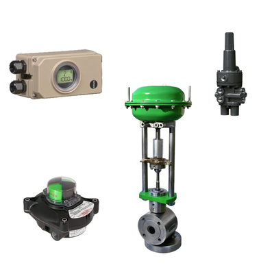 Katup Kontrol Pneumatik Dengan Samson 3730-3 Positioner Dan Fisher 377 Tekanan Sensing Trip Valves Dan Limit Swith
