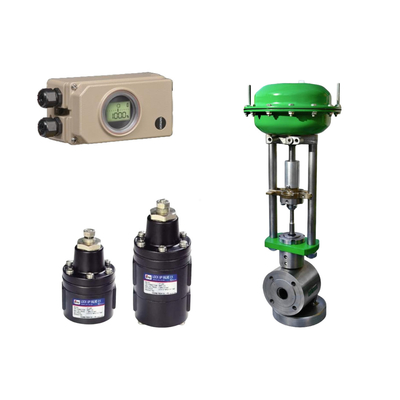 Katup Kontrol Pneumatik Dengan YT-400/405/430/435 Lock Up Valves And Samson 3730-3 Valve Positioner And Limit Switch