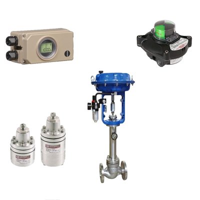 Katup Kontrol Pneumatik Dengan YT-400/405/430/435 Lock Up Valves And Samson 3730-3 Valve Positioner And Limit Switch