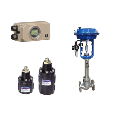 Katup Kontrol Pneumatik Dengan YT-400/405/430/435 Lock Up Valves And Samson 3730-3 Valve Positioner And Limit Switch
