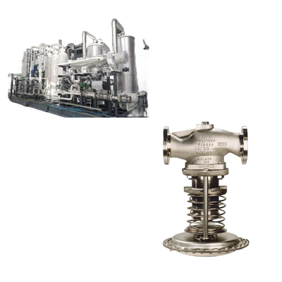 Gas Alam Skid Dengan Samson 41-23 Stainless Steel Self-Operated Pressure Reducing Valve