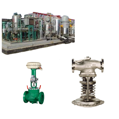 Gas Alam Skid Dengan Samson 41-23 Stainless Steel Self-Operated Pressure Reducing Valve