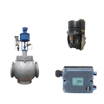 Katup Globe Dengan Samson 3725 Electropneumatic Positioner Dan Fisher 846 Electro Pneumatic Transducer