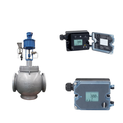 Katup Globe Dengan Samson 3725 Electropneumatic Positioner Dan Fisher 846 Electro Pneumatic Transducer