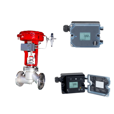Katup Globe Dengan Samson 3725 Electropneumatic Positioner Dan Fisher SR5 Tekanan Regulating Valve