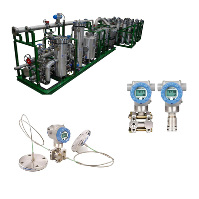 Skid Gas Bahan Bakar Dengan Honeywell ST700 SmartLine Transmitter Tekanan Termasuk Tekanan Absolute Pressure Gauge Tekanan