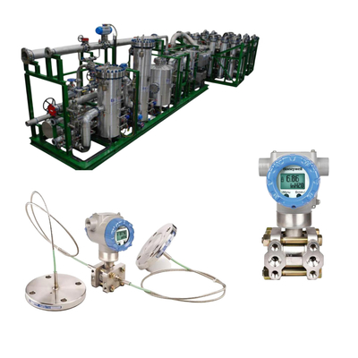 Skid Gas Bahan Bakar Dengan Honeywell ST700 SmartLine Transmitter Tekanan Termasuk Tekanan Absolute Pressure Gauge Tekanan