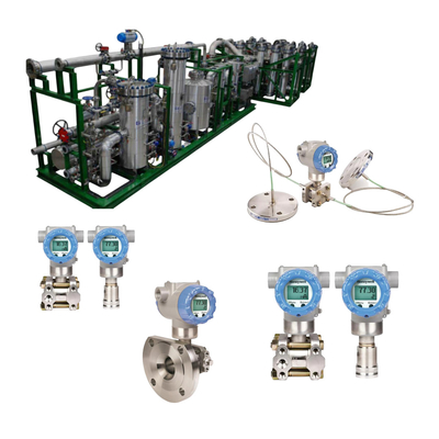 Skid Gas Bahan Bakar Dengan Honeywell ST700 SmartLine Transmitter Tekanan Termasuk Tekanan Absolute Pressure Gauge Tekanan