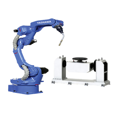 6 Axis Arm Robot Yaskawa AR1440 Dengan CNGBS Welding Positioner Untuk Mig Welding Robot Automation