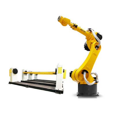 Handling Robot Arm 6 Axis ER50-2100 Dengan CNGBS Welding Positioner Untuk Robot Handling Material