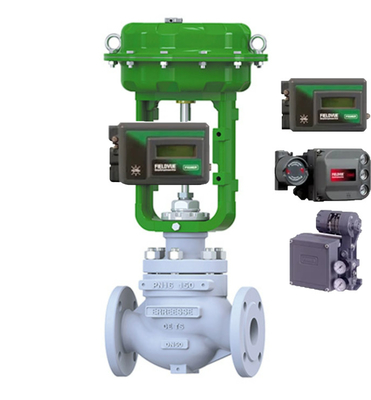 Katup Kontrol Pneumatik dengan Katup Solenoid Burkert dan posisi DVC6200 DVC2000 untuk Aplikasi Umum