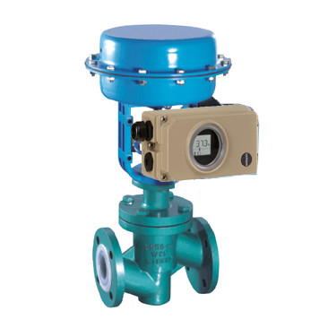 Precision Samson Pneumatic Actuator dengan 20 Input Throttling Process Control PLC System