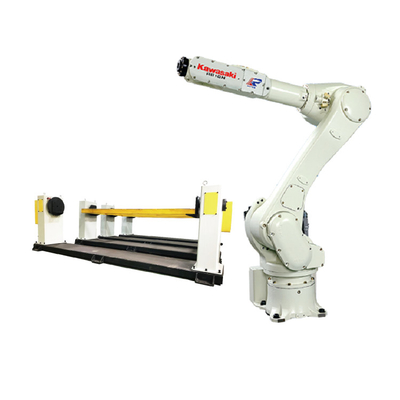 Kawasaki RS010N 6 Axis Robotic Arm Dengan CNGBS Welding Positioner Untuk Robot Las