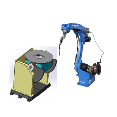 Robot Industri AR1440 Dengan 12KG Muatan Berguna Pengelasan obor Dengan Positioner Sebagai Mesin Las Laser