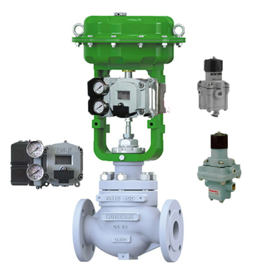 Masoneilan Regulator 78-40 dan SVI II AP Digital Valve Positioner dengan display dan Hart Communication untuk Control Valve