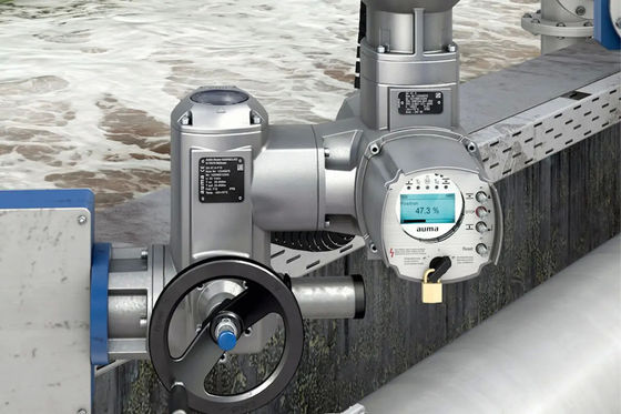 Katup Listrik Cinese Dengan Aktuator Listrik Auma