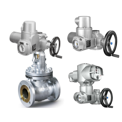 Auma Electric Valve Actuator Dengan Chinese Control Valve Body Produsen Untuk Valve