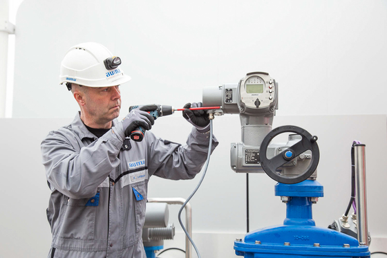 Auma Electric Acatuator With Cheese Electric Ball Vavle Globe Valve Untuk Pengendalian Katup