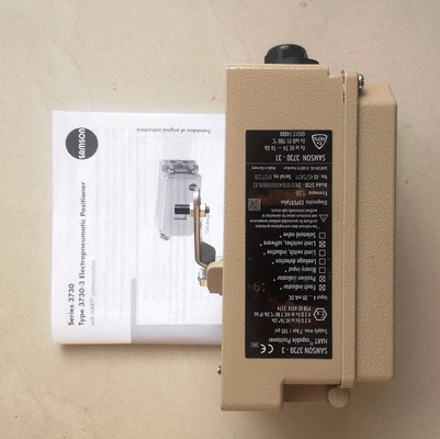 Asco Solenoid Valves W/ Samson 3730-3 Digital Positioner Dan Badan Klep Pneumatik Cina Untuk Klep Kontrol Aliran Samson