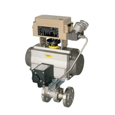 Katup Kontrol Aliran Cina Dengan Samsung 3730-3 Electropneumatic Positioner W/ HART Komunikasi Untuk Kontroler Katup